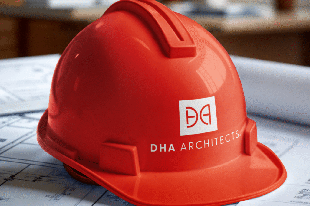 Rebranding and brand identity design for DHA Architects created by PHd Design